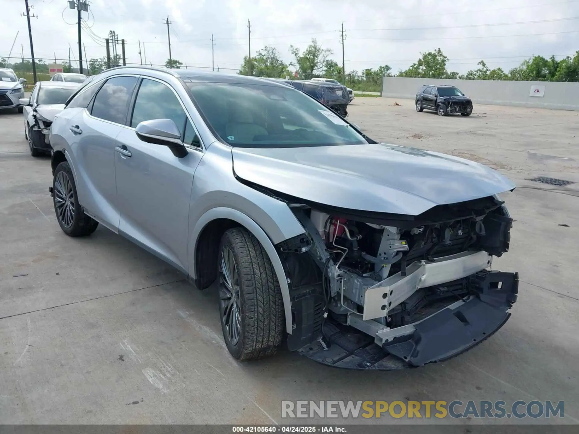 1 fotografías del automóvil dañado 2T2BBMCA8PC022516 LEXUS RX 350H 2023
