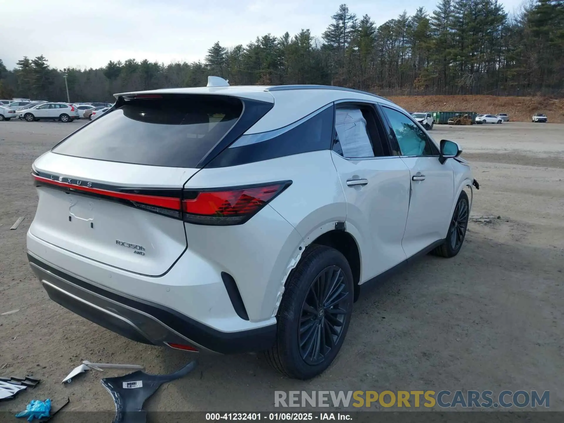 4 fotografías del automóvil dañado 2T2BBMCA3RC062053 LEXUS RX 350H 2024