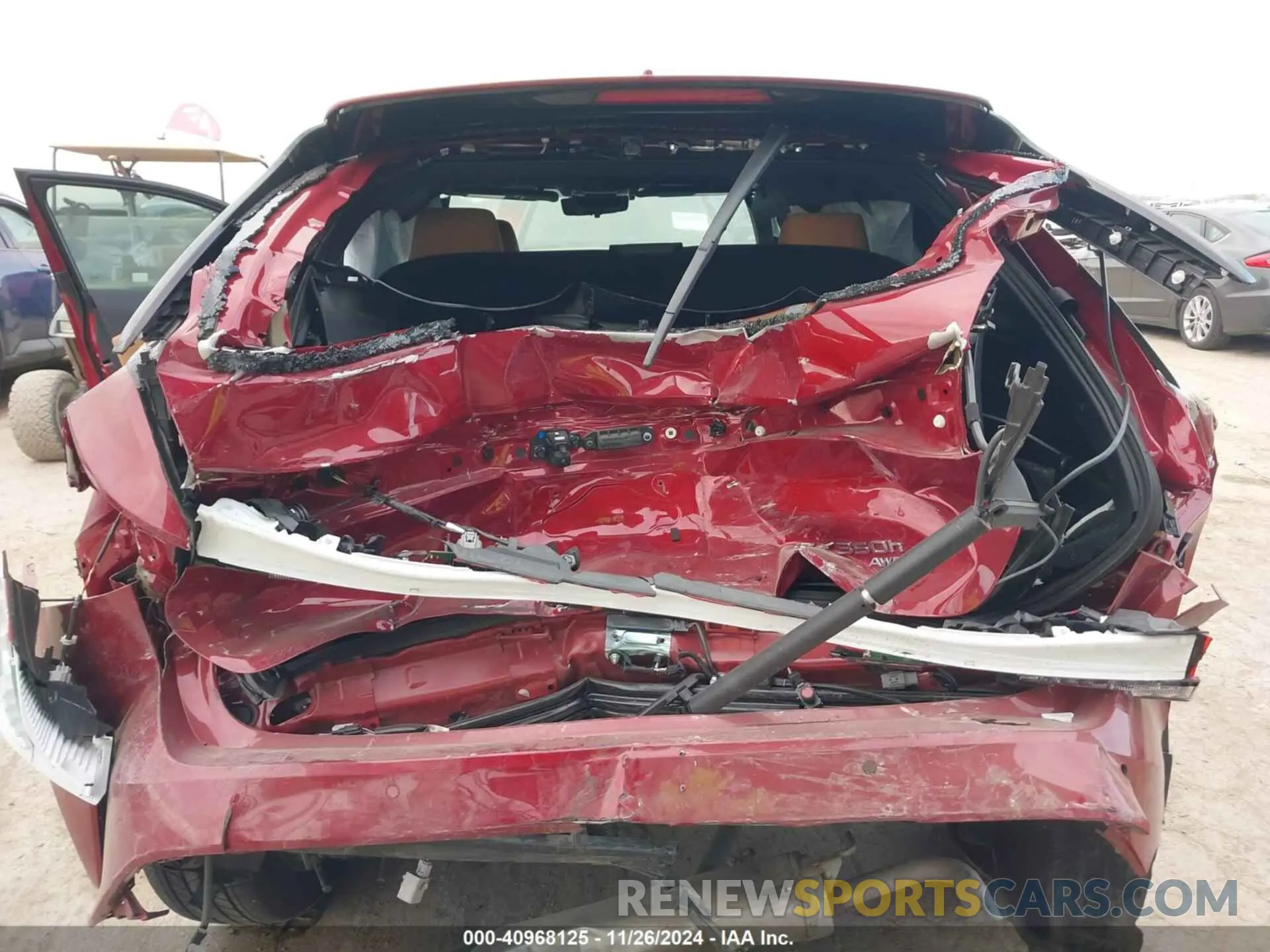 6 fotografías del automóvil dañado 2T2BBMCA7RC036149 LEXUS RX 350H 2024