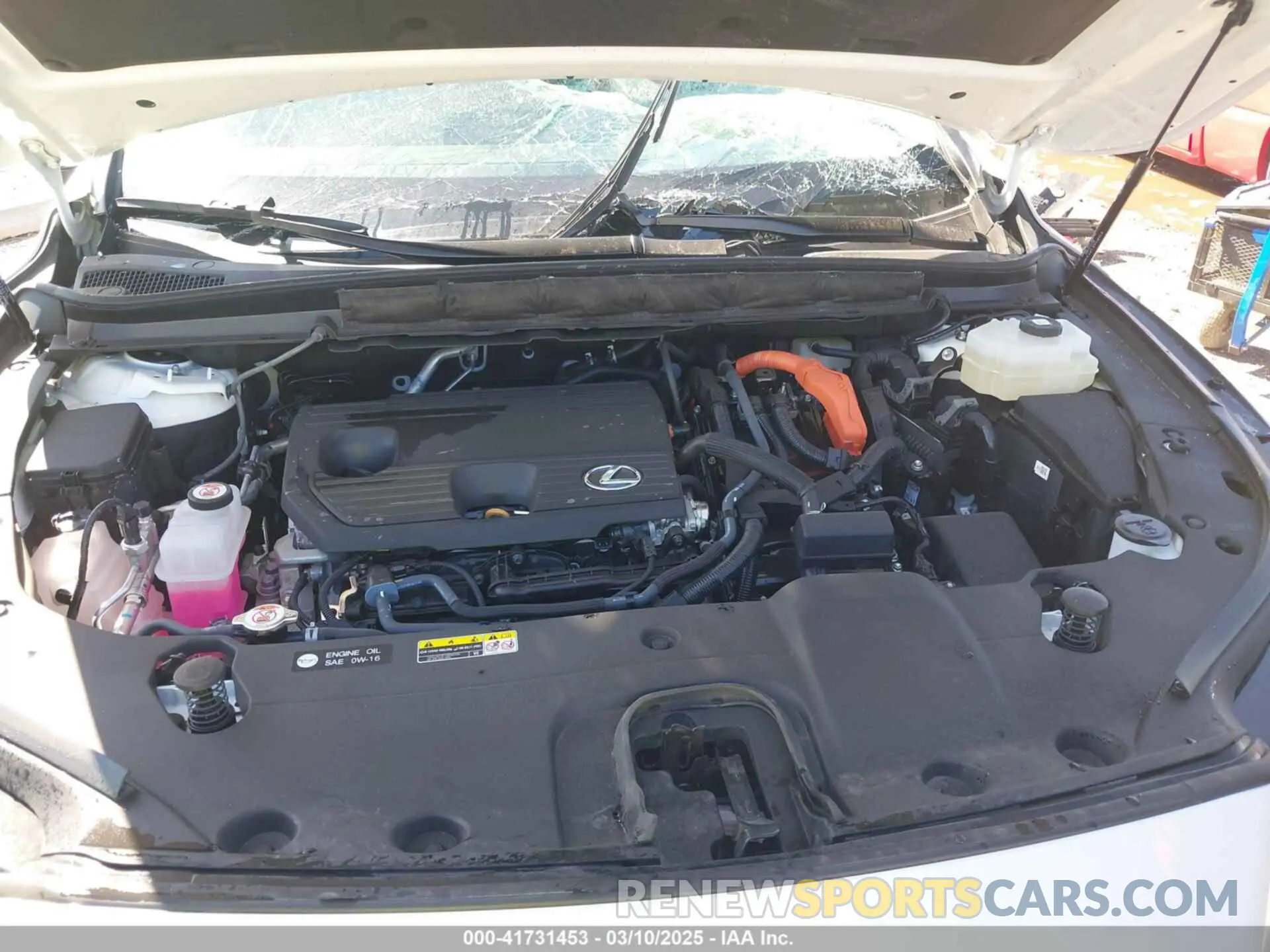 10 fotografías del automóvil dañado 2T2BBMCAXRC061031 LEXUS RX 350H 2024