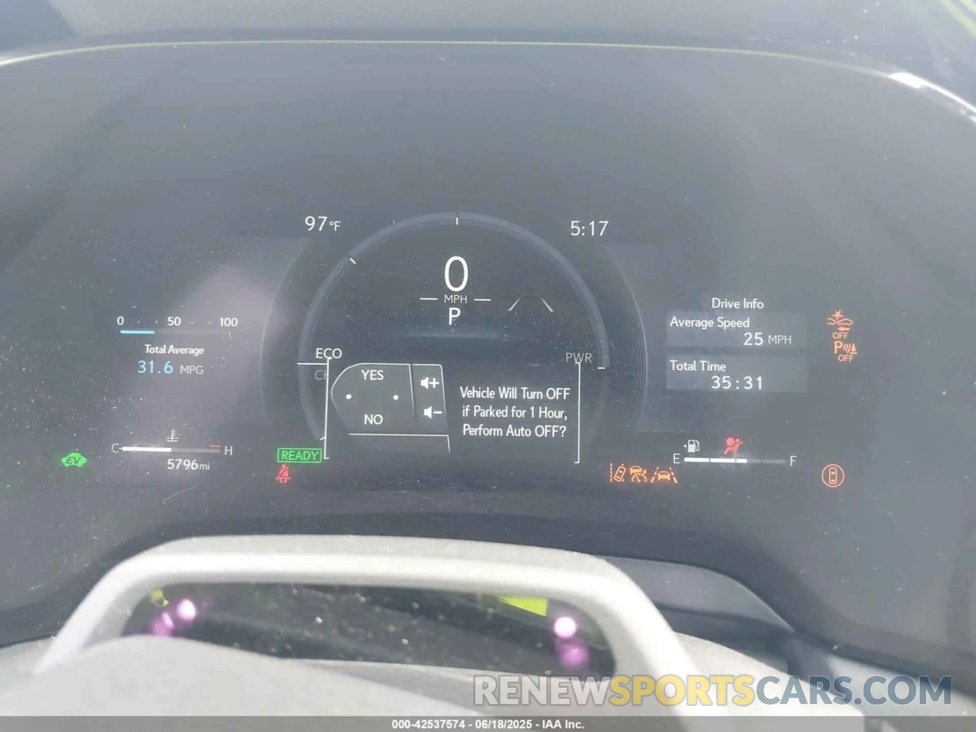 7 fotografías del automóvil dañado 2T2BBMCA1SC065748 LEXUS RX 350H 2025