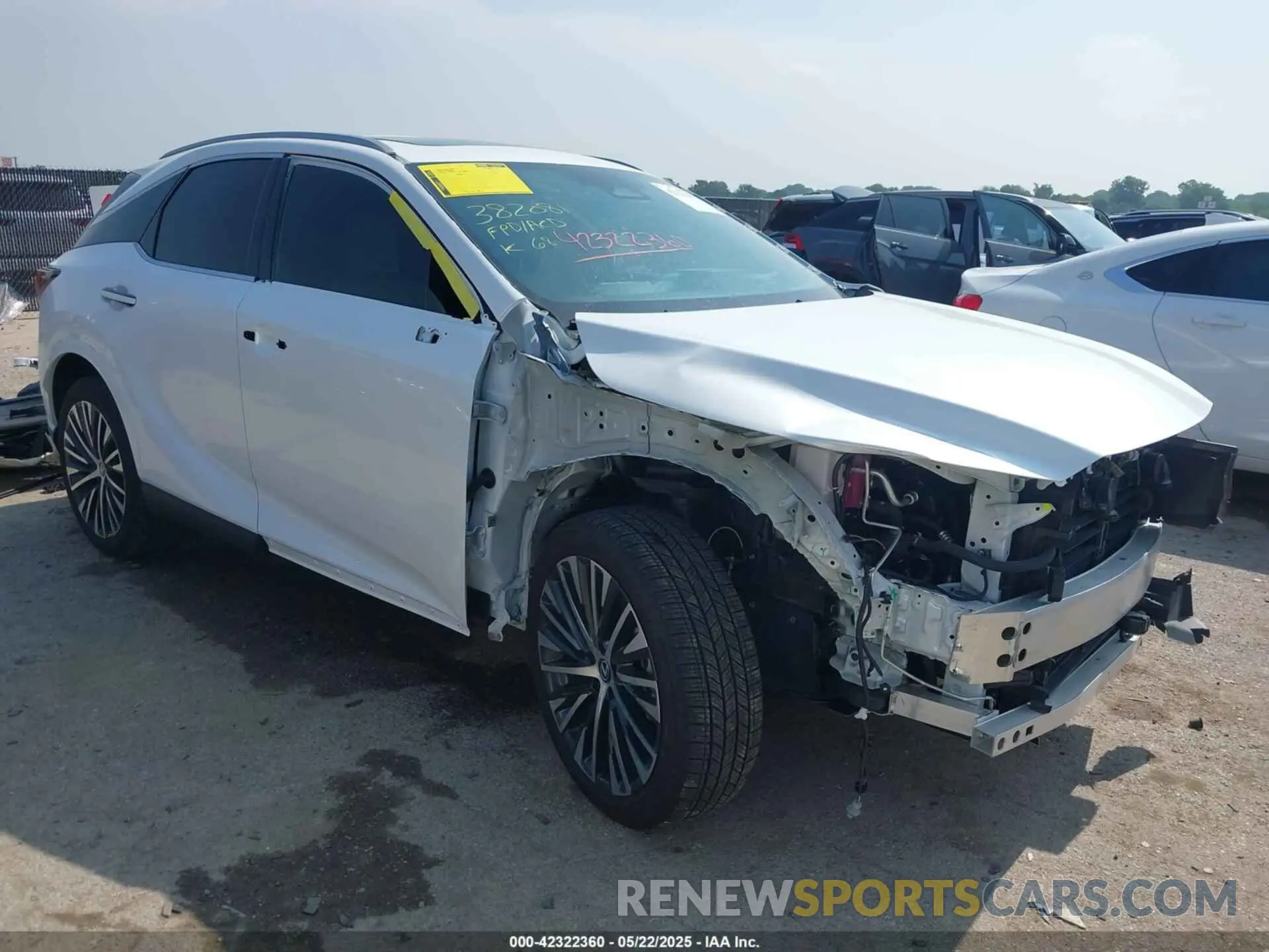 1 fotografías del automóvil dañado 2T2BBMCA7SC071814 LEXUS RX 350H 2025