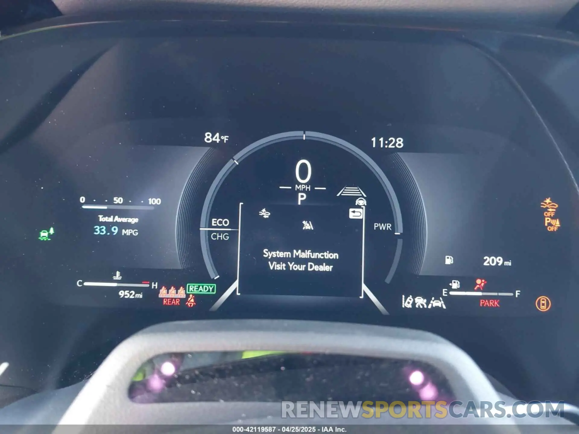 7 fotografías del automóvil dañado 2T2BBMCA8SC077573 LEXUS RX 350H 2025