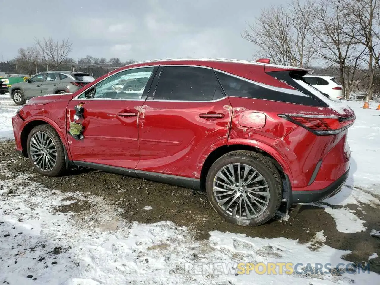 2 fotografías del automóvil dañado 2T2BBMCA0PC014846 LEXUS RX 350H BA 2023
