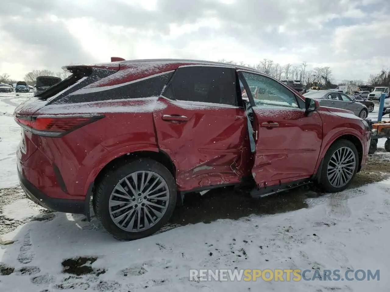3 fotografías del automóvil dañado 2T2BBMCA0PC014846 LEXUS RX 350H BA 2023