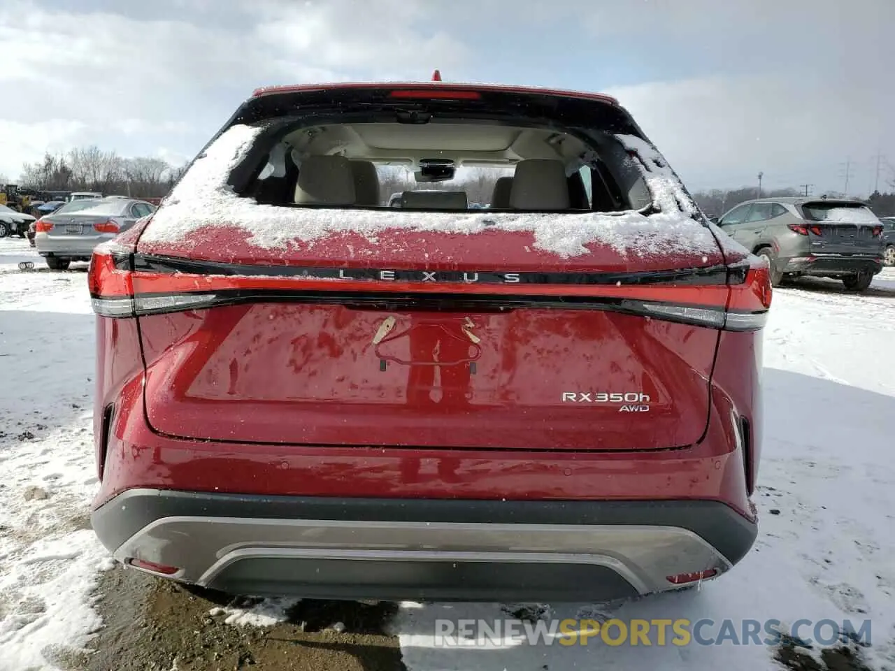 6 fotografías del automóvil dañado 2T2BBMCA0PC014846 LEXUS RX 350H BA 2023