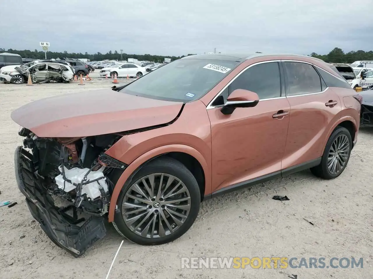 1 fotografías del automóvil dañado 2T2BBMCA5PC014034 LEXUS RX 350H BA 2023