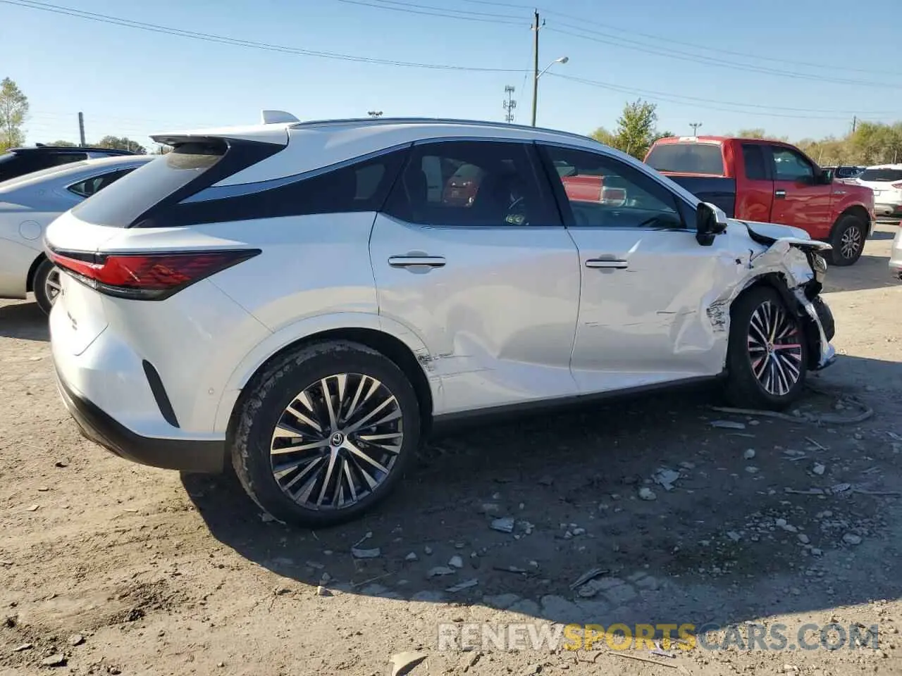 3 fotografías del automóvil dañado 2T2BBMCA8PC013380 LEXUS RX 350H BA 2023