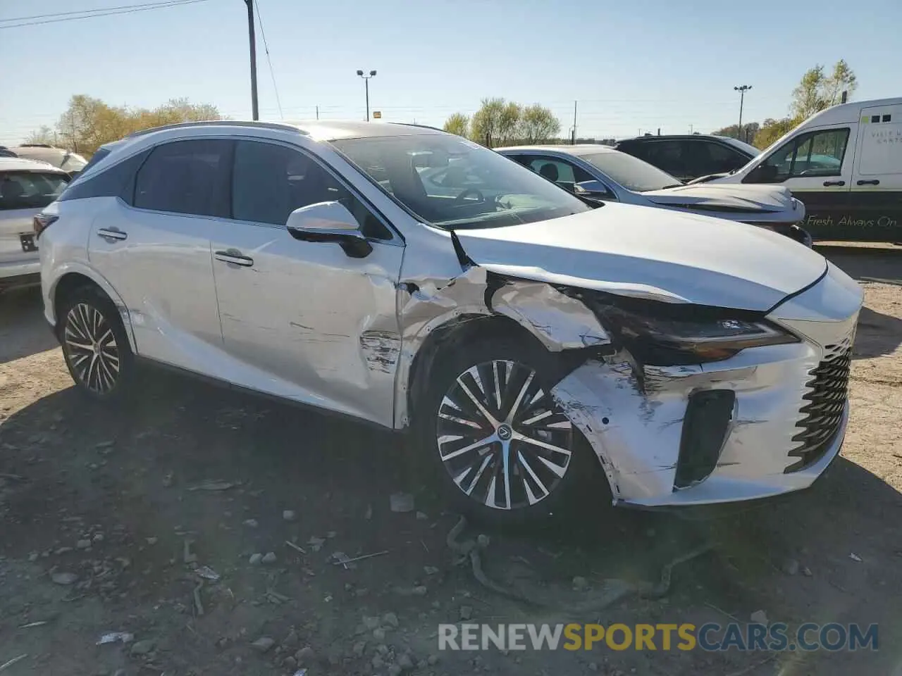 4 fotografías del automóvil dañado 2T2BBMCA8PC013380 LEXUS RX 350H BA 2023