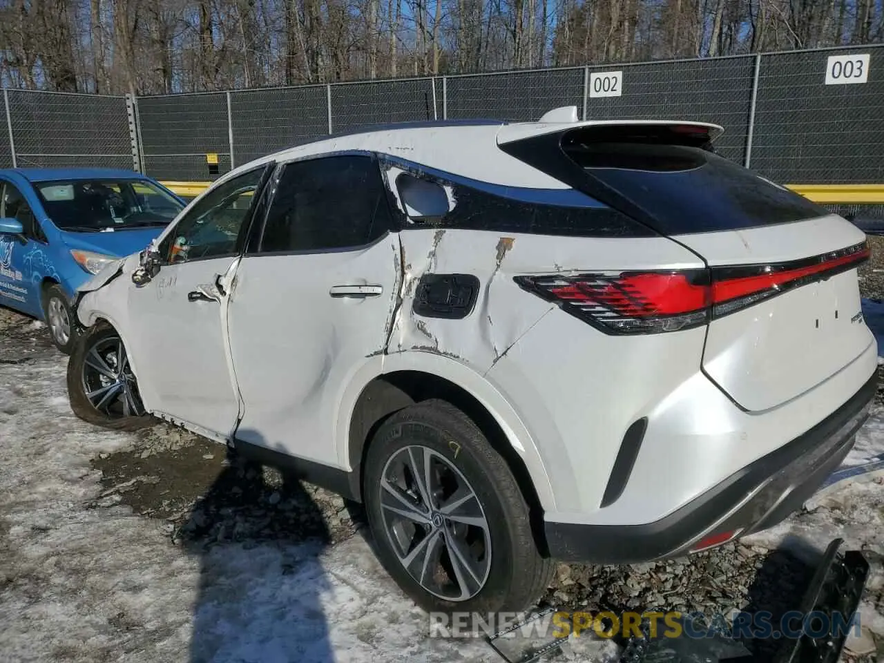 2 fotografías del automóvil dañado 2T2BBMCAXRC063099 LEXUS RX 350H BA 2024