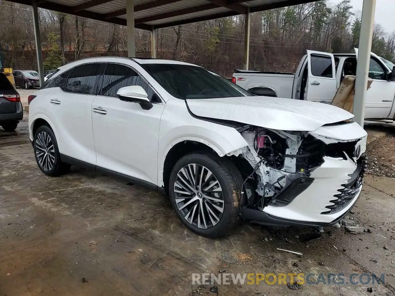 4 fotografías del automóvil dañado 2T2BBMCA2SC069341 LEXUS RX 350H BA 2025