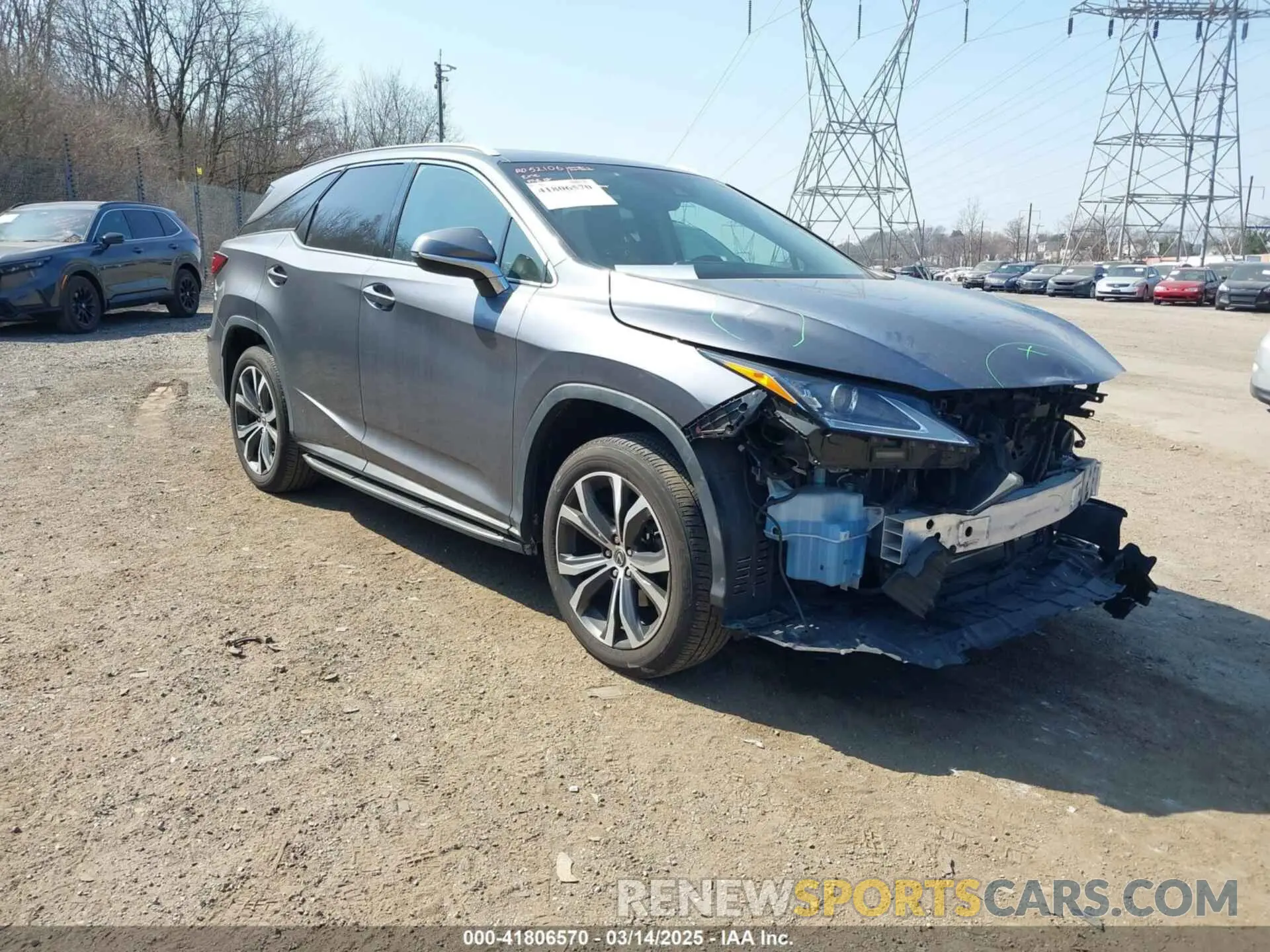 1 fotografías del automóvil dañado JTJDZKCA2K2018219 LEXUS RX 350L 2019