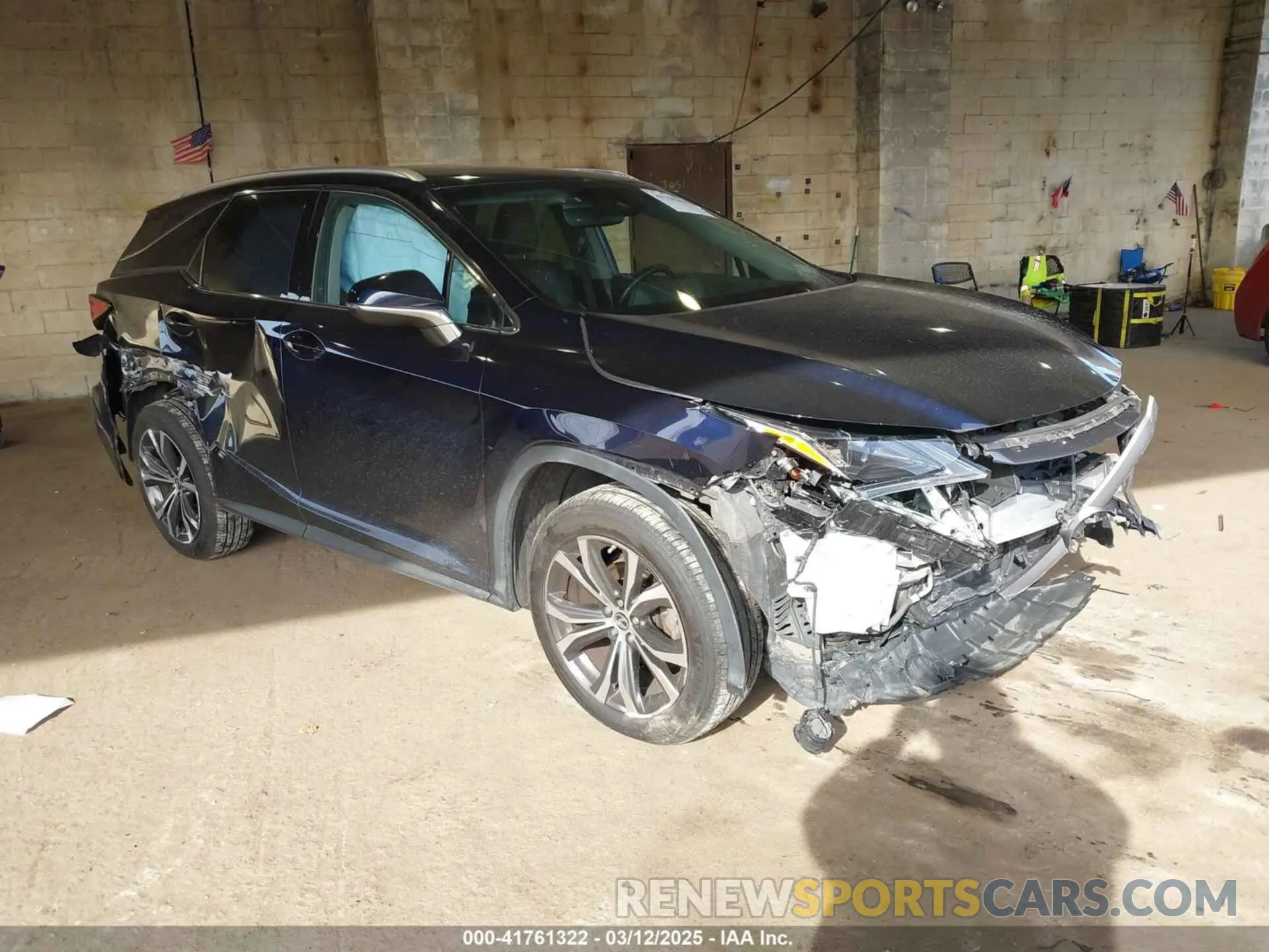 1 fotografías del automóvil dañado JTJDZKCA4K2021588 LEXUS RX 350L 2019