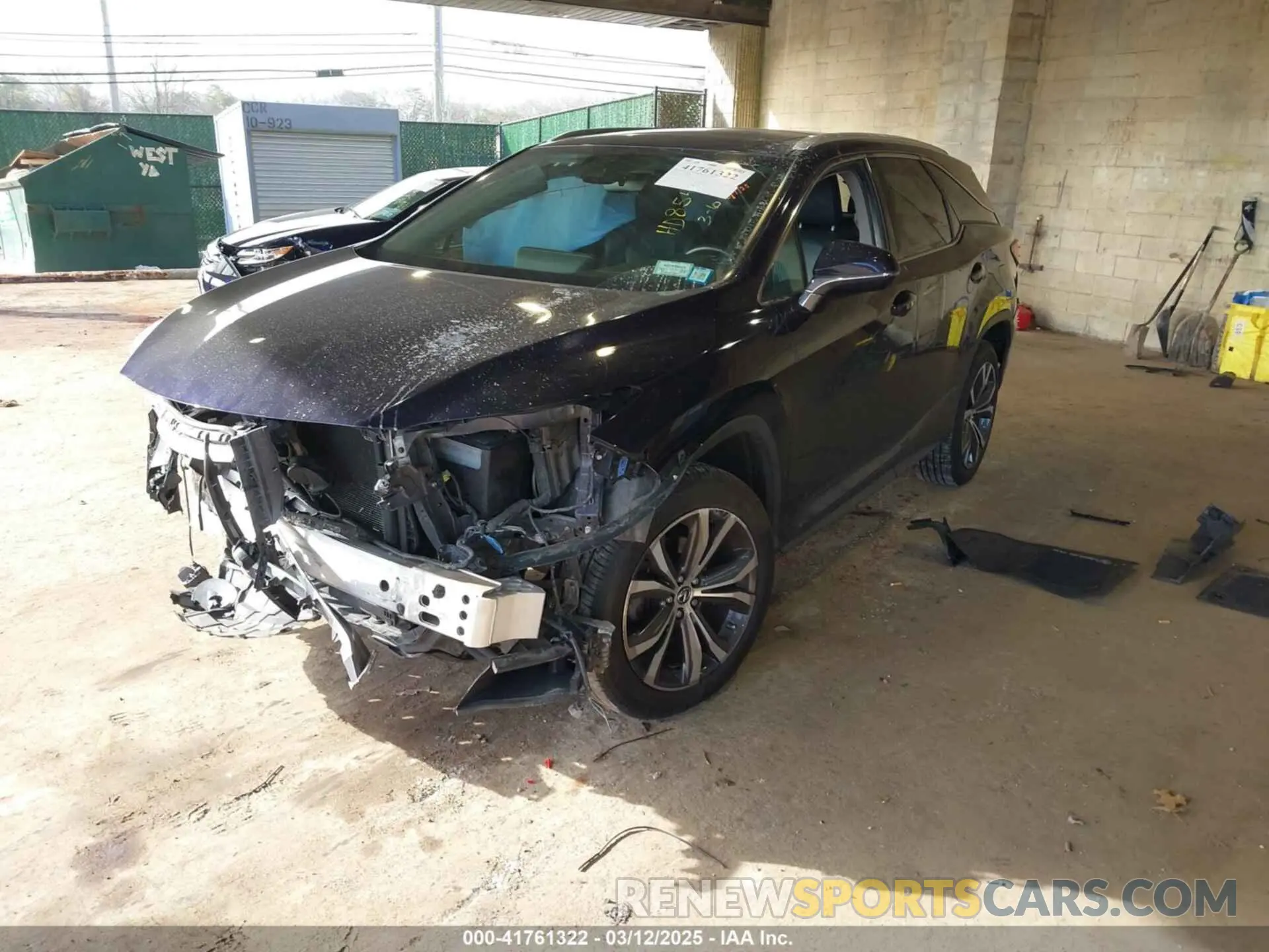 2 fotografías del automóvil dañado JTJDZKCA4K2021588 LEXUS RX 350L 2019