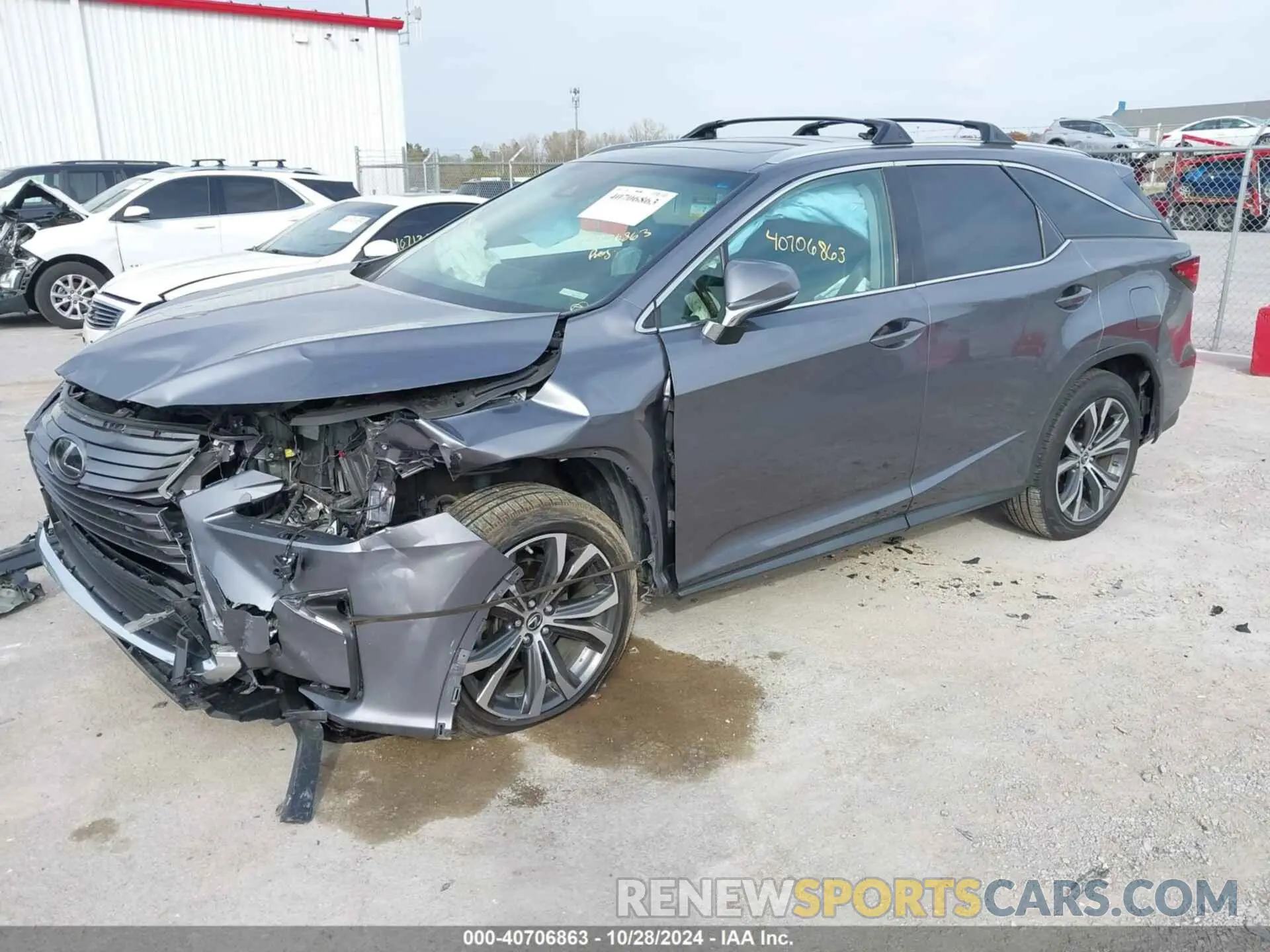 2 fotografías del automóvil dañado JTJDZKCA7K2015803 LEXUS RX 350L 2019