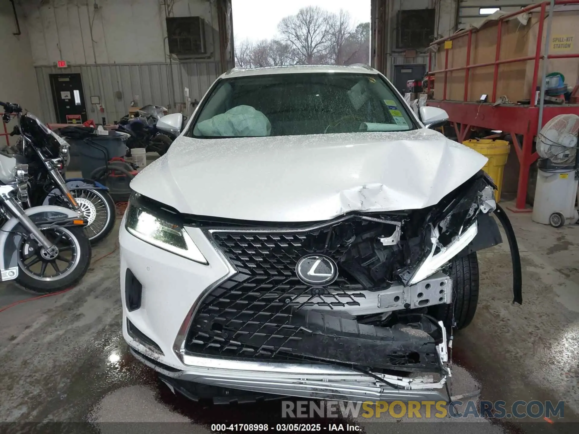 12 fotografías del automóvil dañado JTJHZKEA4L2016195 LEXUS RX 350L 2020