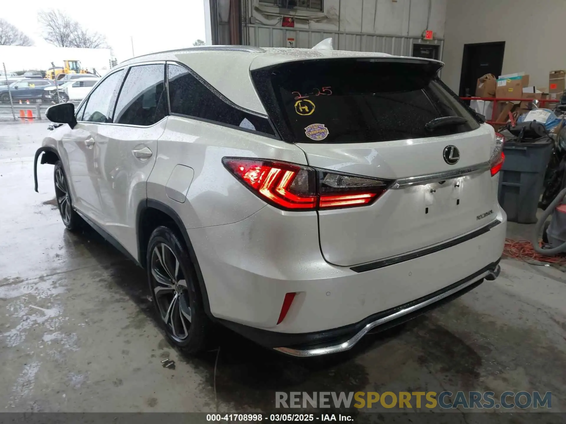 3 fotografías del automóvil dañado JTJHZKEA4L2016195 LEXUS RX 350L 2020