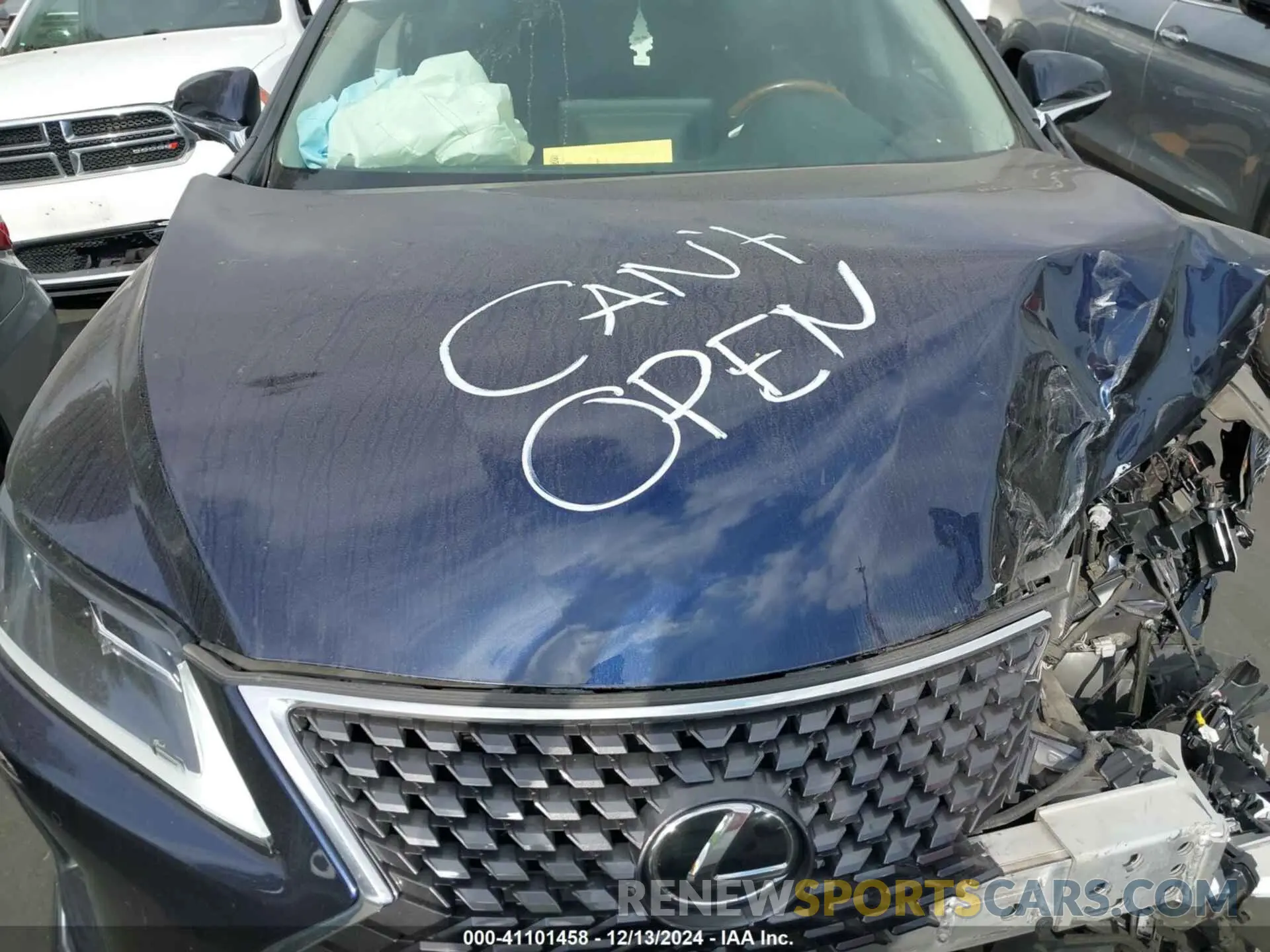 10 fotografías del automóvil dañado JTJHZKEA9L2014250 LEXUS RX 350L 2020