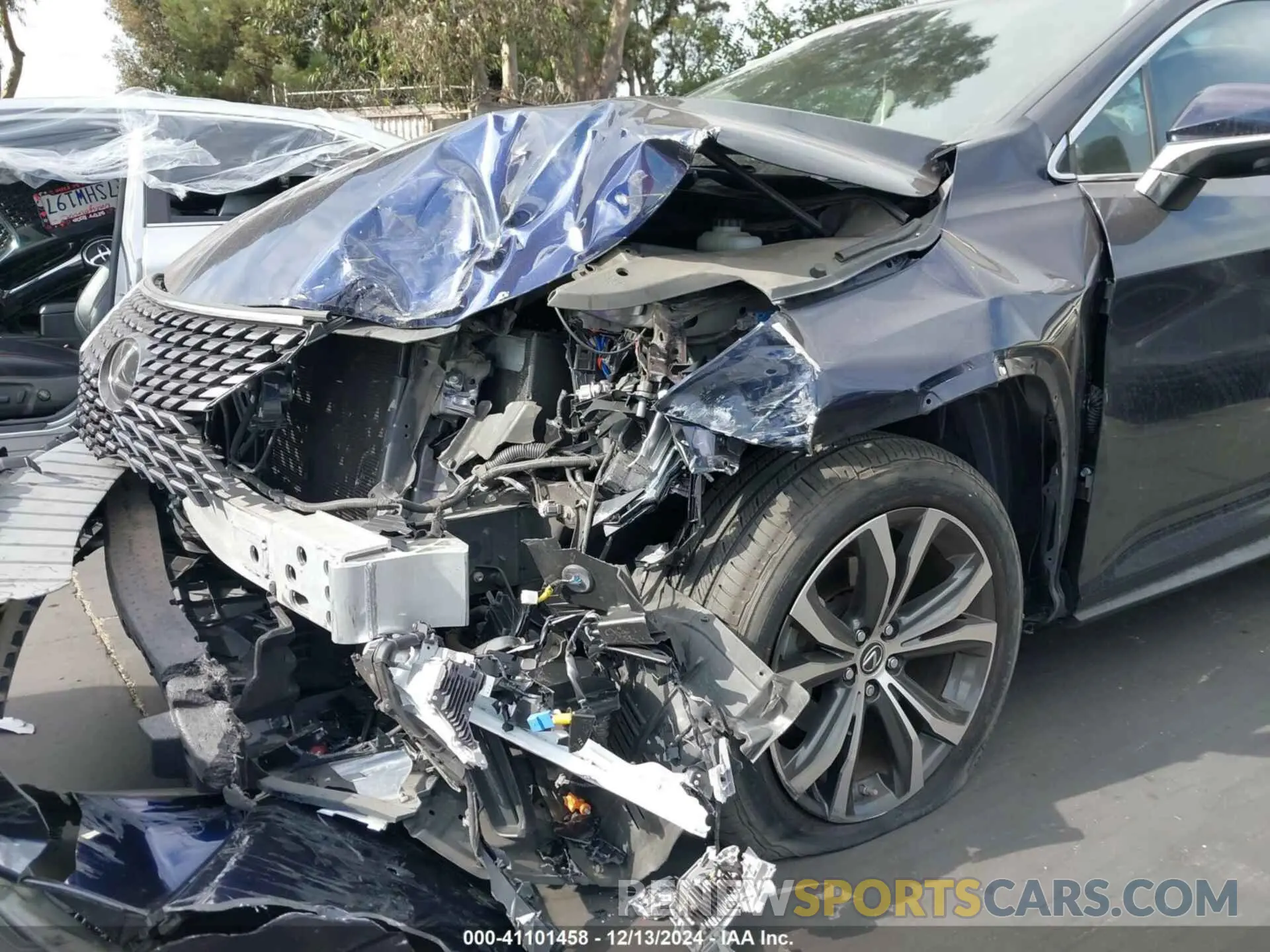 6 fotografías del automóvil dañado JTJHZKEA9L2014250 LEXUS RX 350L 2020