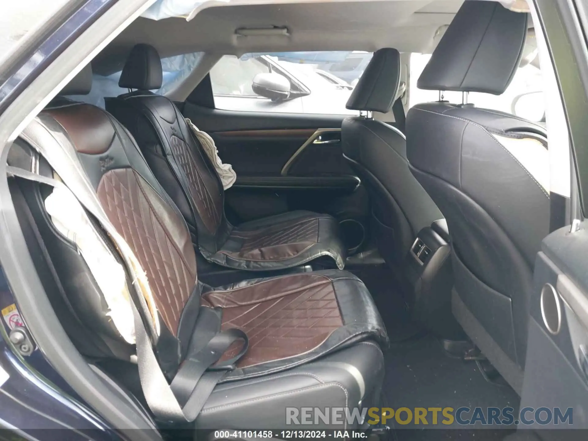 8 fotografías del automóvil dañado JTJHZKEA9L2014250 LEXUS RX 350L 2020