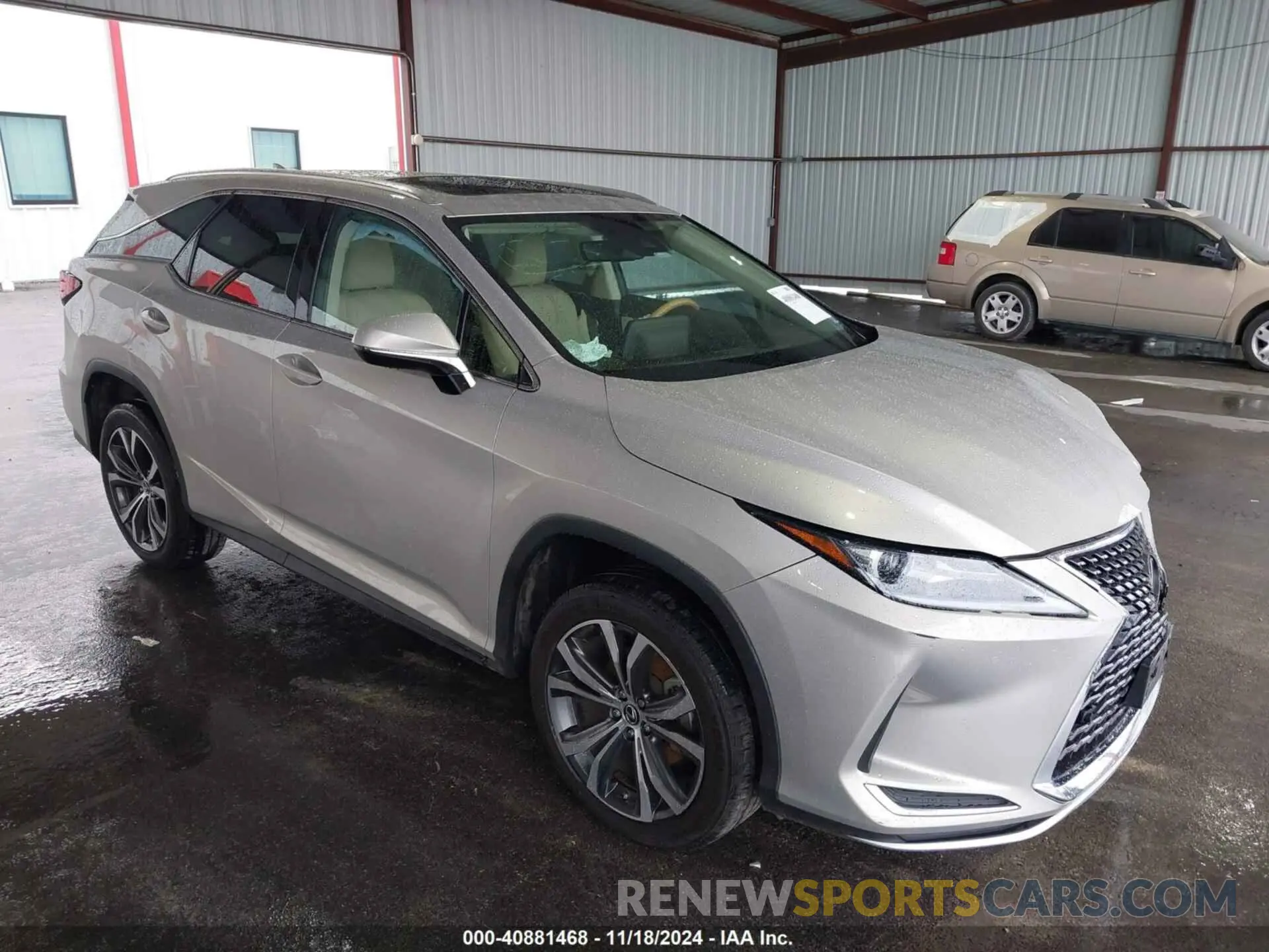 1 fotografías del automóvil dañado JTJHZKEA9L2017648 LEXUS RX 350L 2020