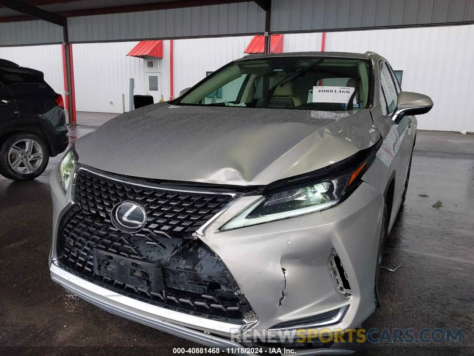 6 fotografías del automóvil dañado JTJHZKEA9L2017648 LEXUS RX 350L 2020