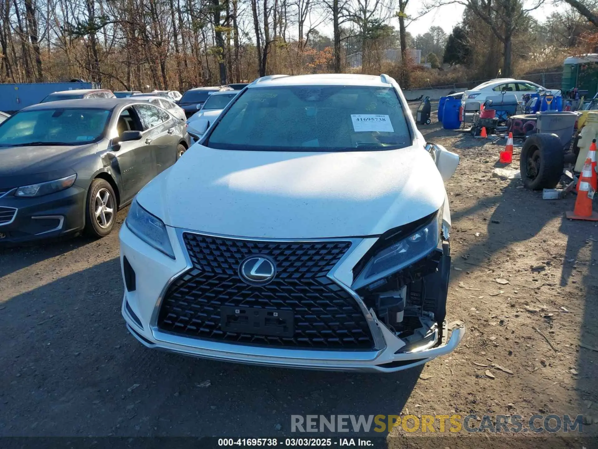 12 fotografías del automóvil dañado JTJHZKFA3L2026103 LEXUS RX 350L 2020