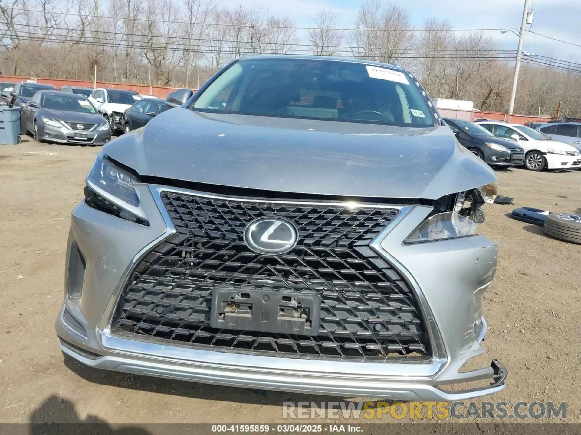 12 fotografías del automóvil dañado JTJHZKFA9L2023125 LEXUS RX 350L 2020