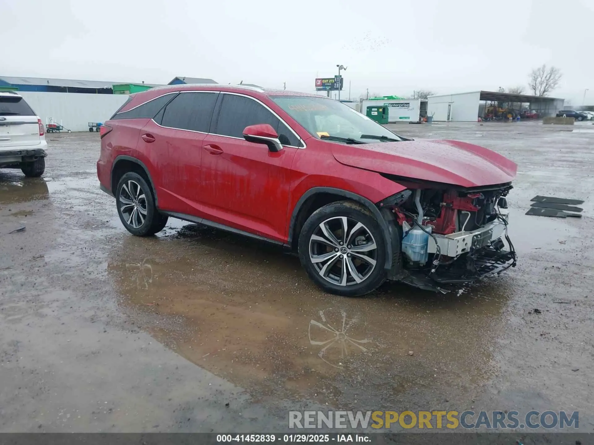 1 fotografías del automóvil dañado JTJHZKEA8M2019618 LEXUS RX 350L 2021