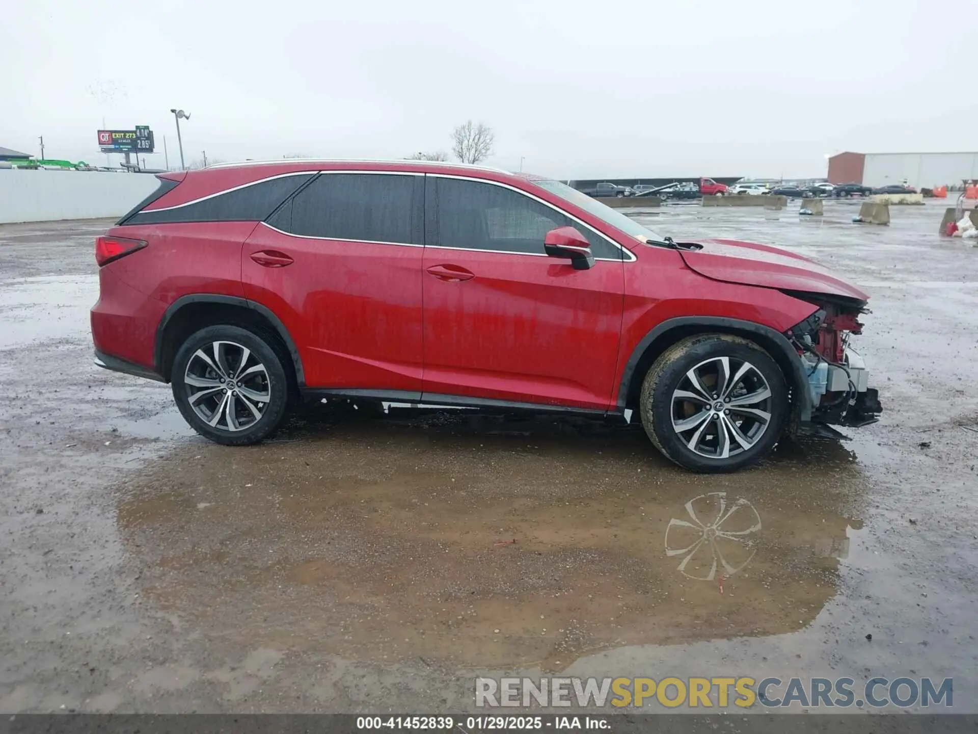 13 fotografías del automóvil dañado JTJHZKEA8M2019618 LEXUS RX 350L 2021