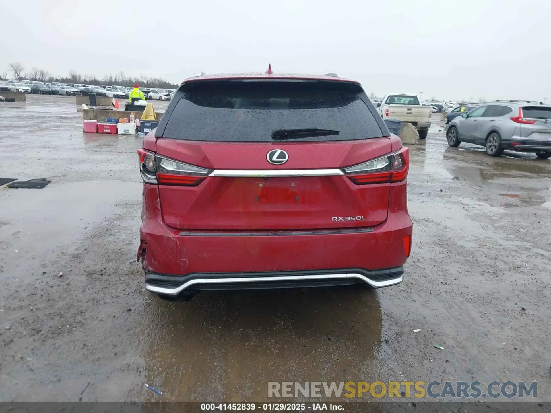 16 fotografías del automóvil dañado JTJHZKEA8M2019618 LEXUS RX 350L 2021