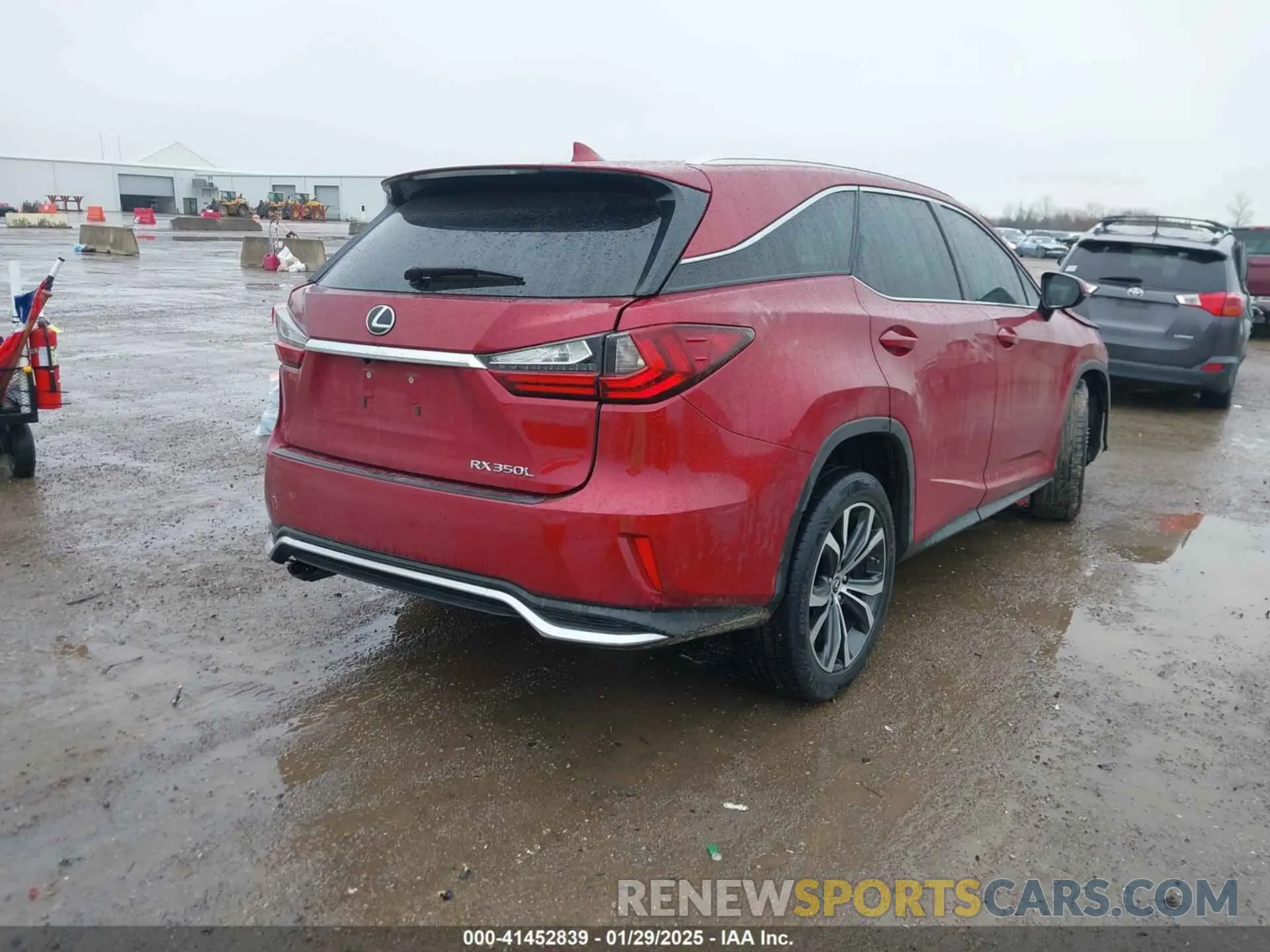4 fotografías del automóvil dañado JTJHZKEA8M2019618 LEXUS RX 350L 2021