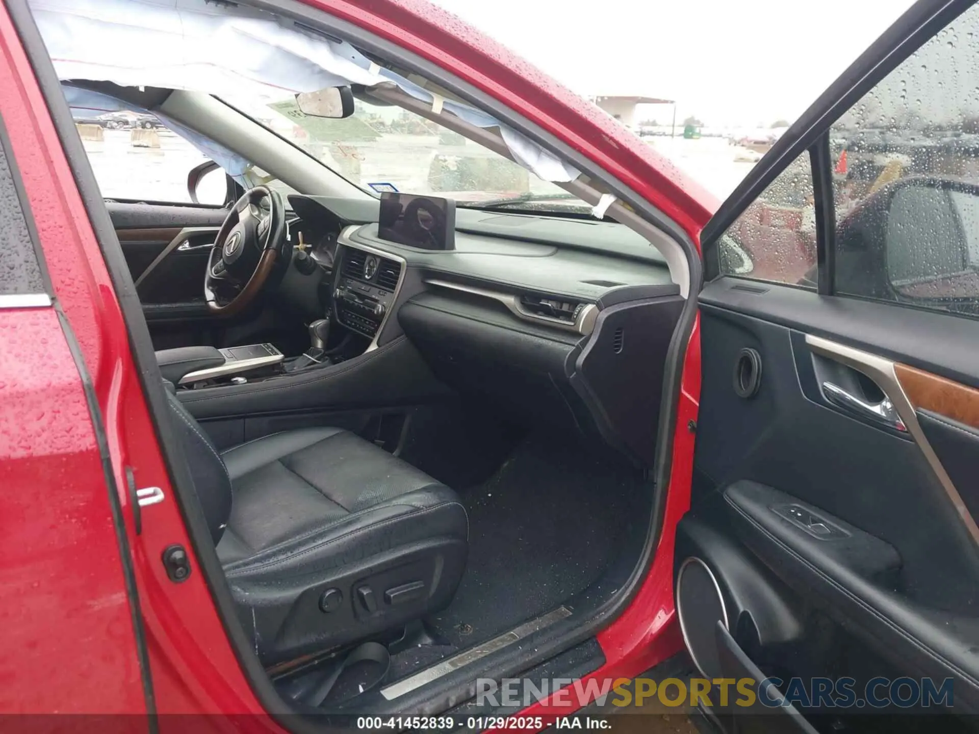 5 fotografías del automóvil dañado JTJHZKEA8M2019618 LEXUS RX 350L 2021