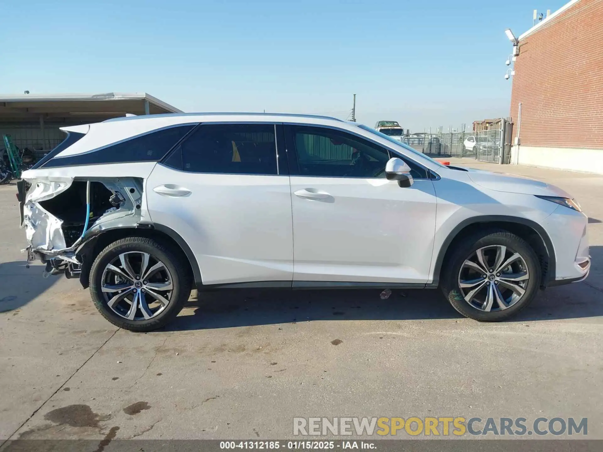 14 fotografías del automóvil dañado JTJHZKEA8M2020400 LEXUS RX 350L 2021