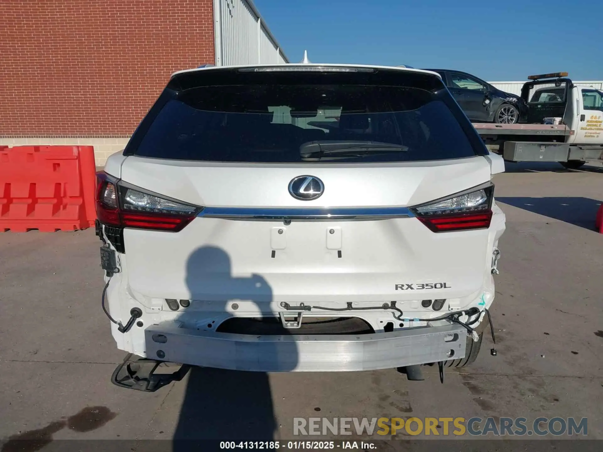 17 fotografías del automóvil dañado JTJHZKEA8M2020400 LEXUS RX 350L 2021