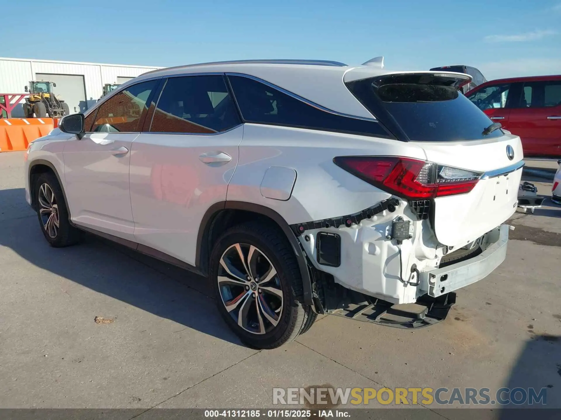 3 fotografías del automóvil dañado JTJHZKEA8M2020400 LEXUS RX 350L 2021