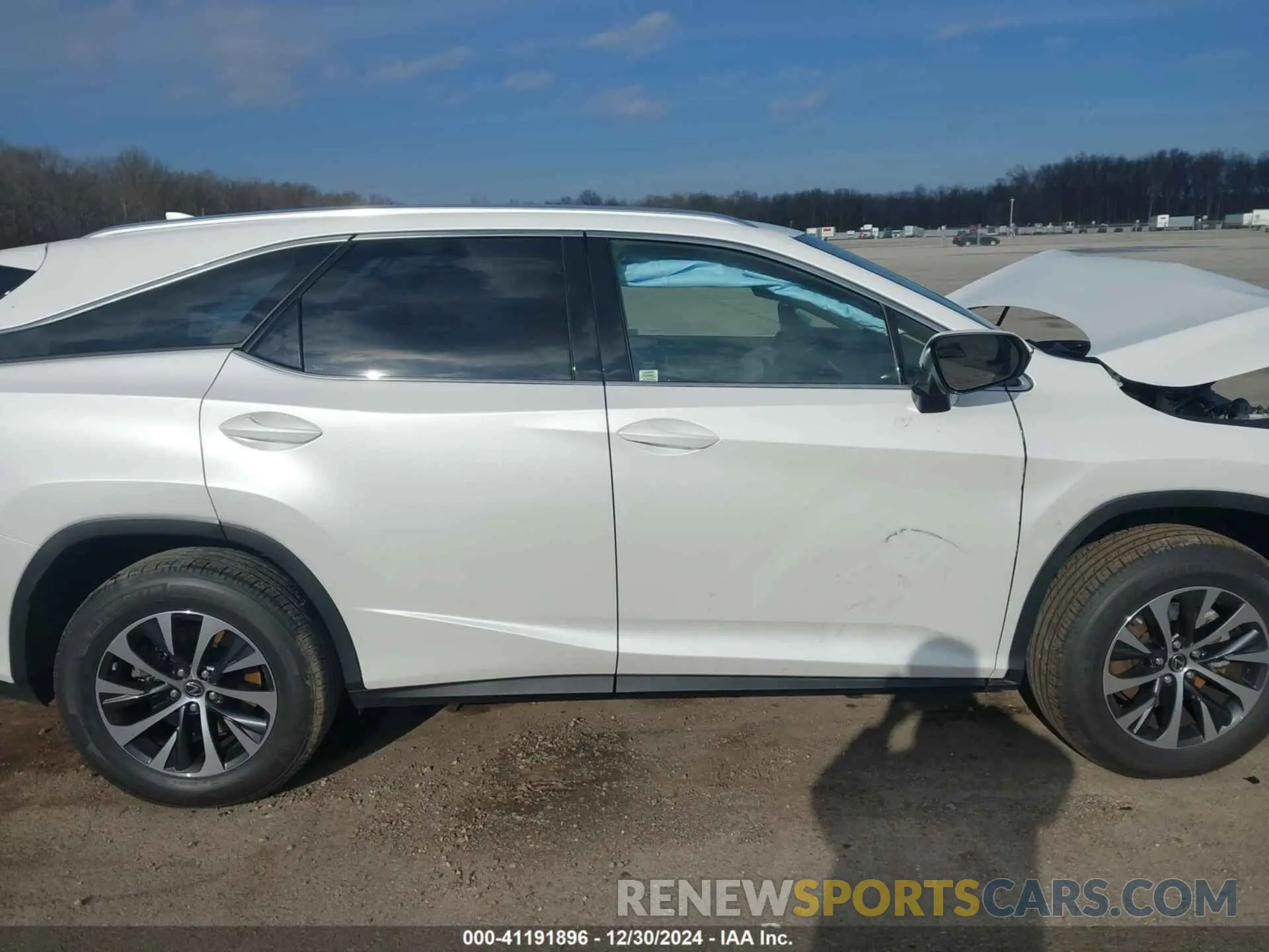 14 fotografías del automóvil dañado JTJHZKFA3M2033831 LEXUS RX 350L 2021