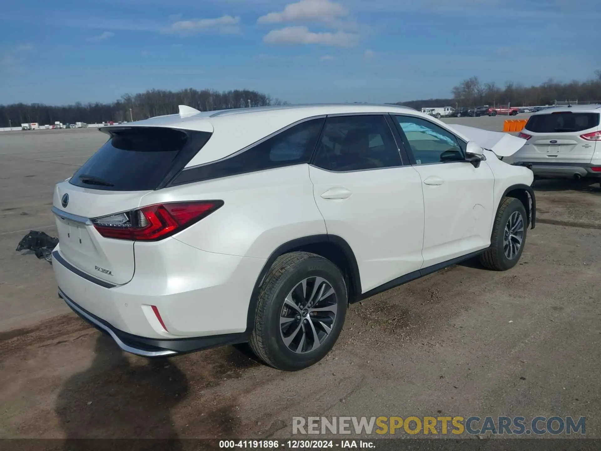 4 fotografías del automóvil dañado JTJHZKFA3M2033831 LEXUS RX 350L 2021