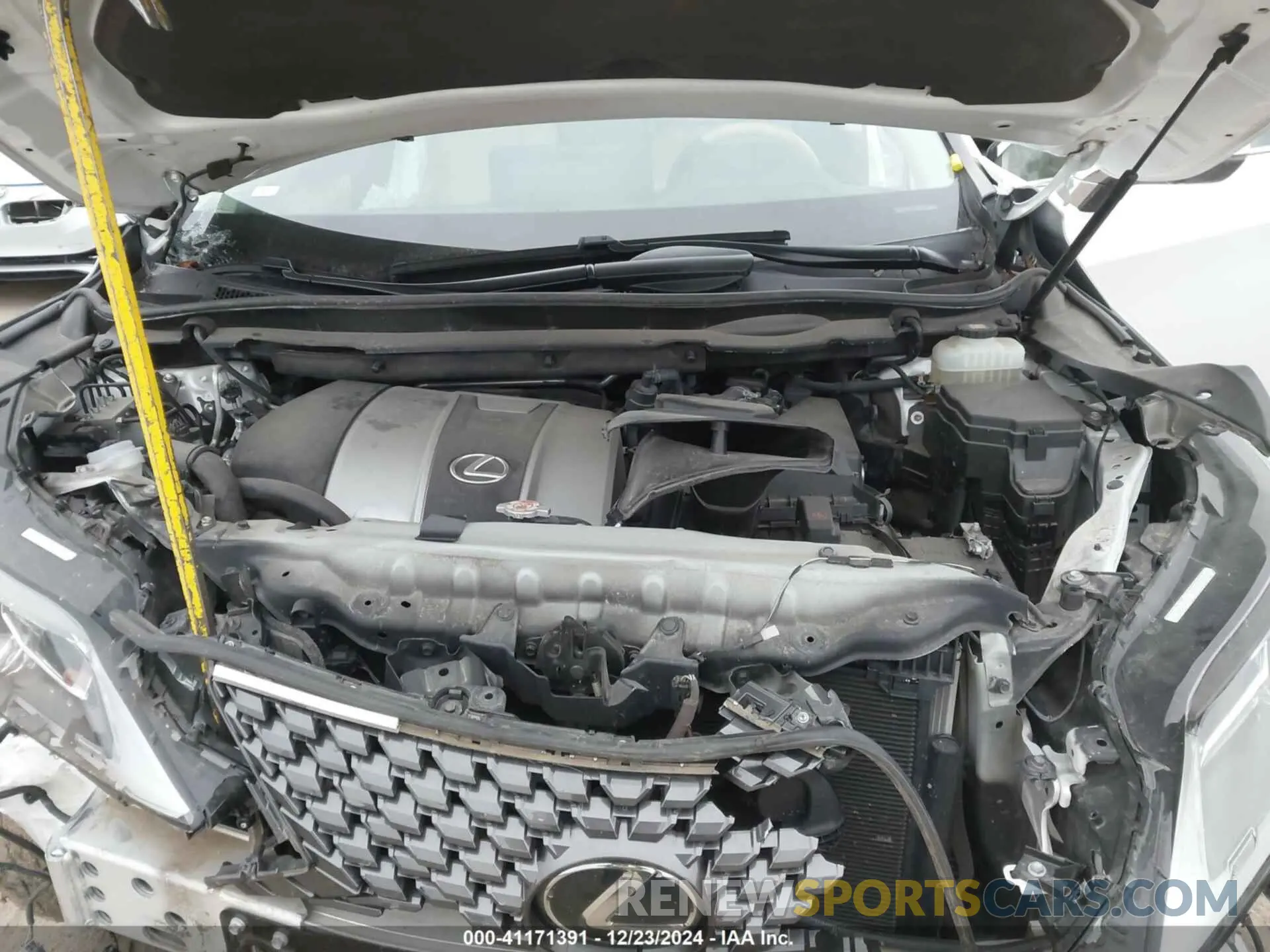 10 fotografías del automóvil dañado JTJHZKFA9M2027547 LEXUS RX 350L 2021