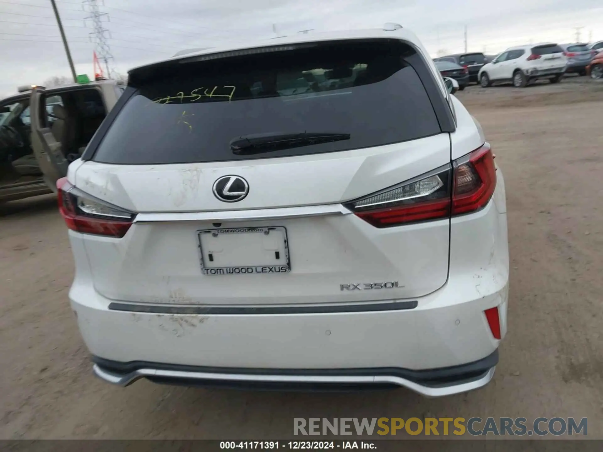 17 fotografías del automóvil dañado JTJHZKFA9M2027547 LEXUS RX 350L 2021