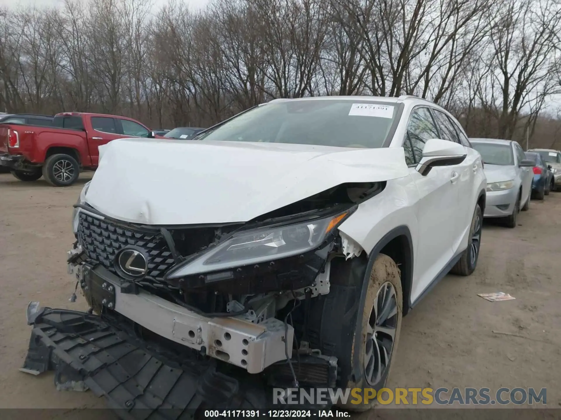 2 fotografías del automóvil dañado JTJHZKFA9M2027547 LEXUS RX 350L 2021
