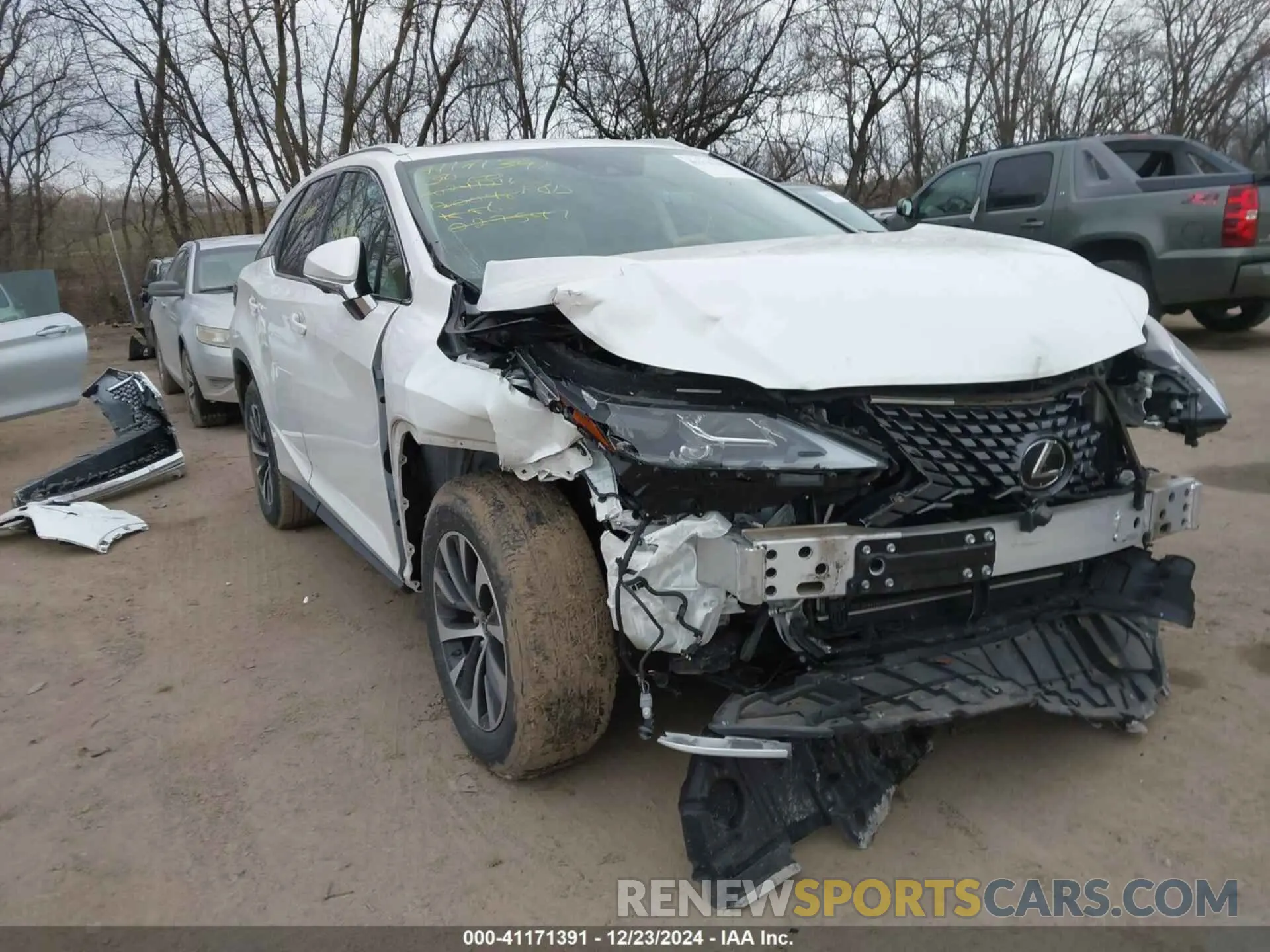 6 fotografías del automóvil dañado JTJHZKFA9M2027547 LEXUS RX 350L 2021
