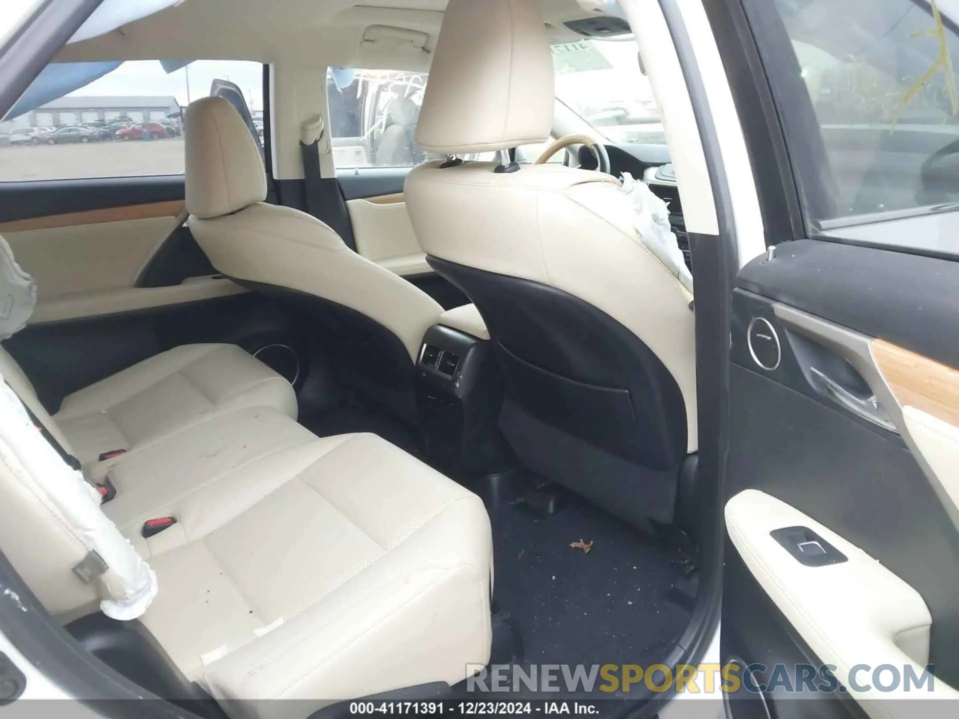 8 fotografías del automóvil dañado JTJHZKFA9M2027547 LEXUS RX 350L 2021