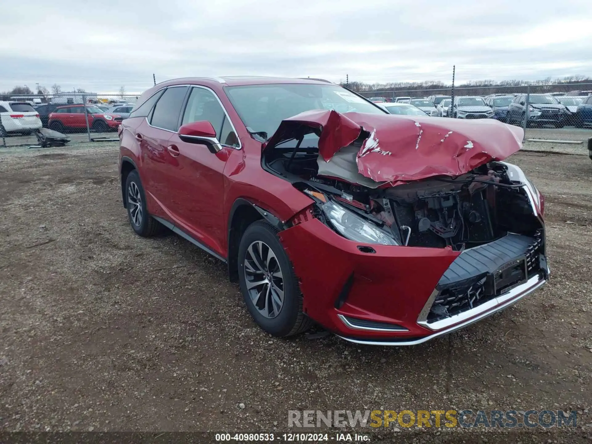 1 fotografías del automóvil dañado JTJHZKFA9M2032392 LEXUS RX 350L 2021