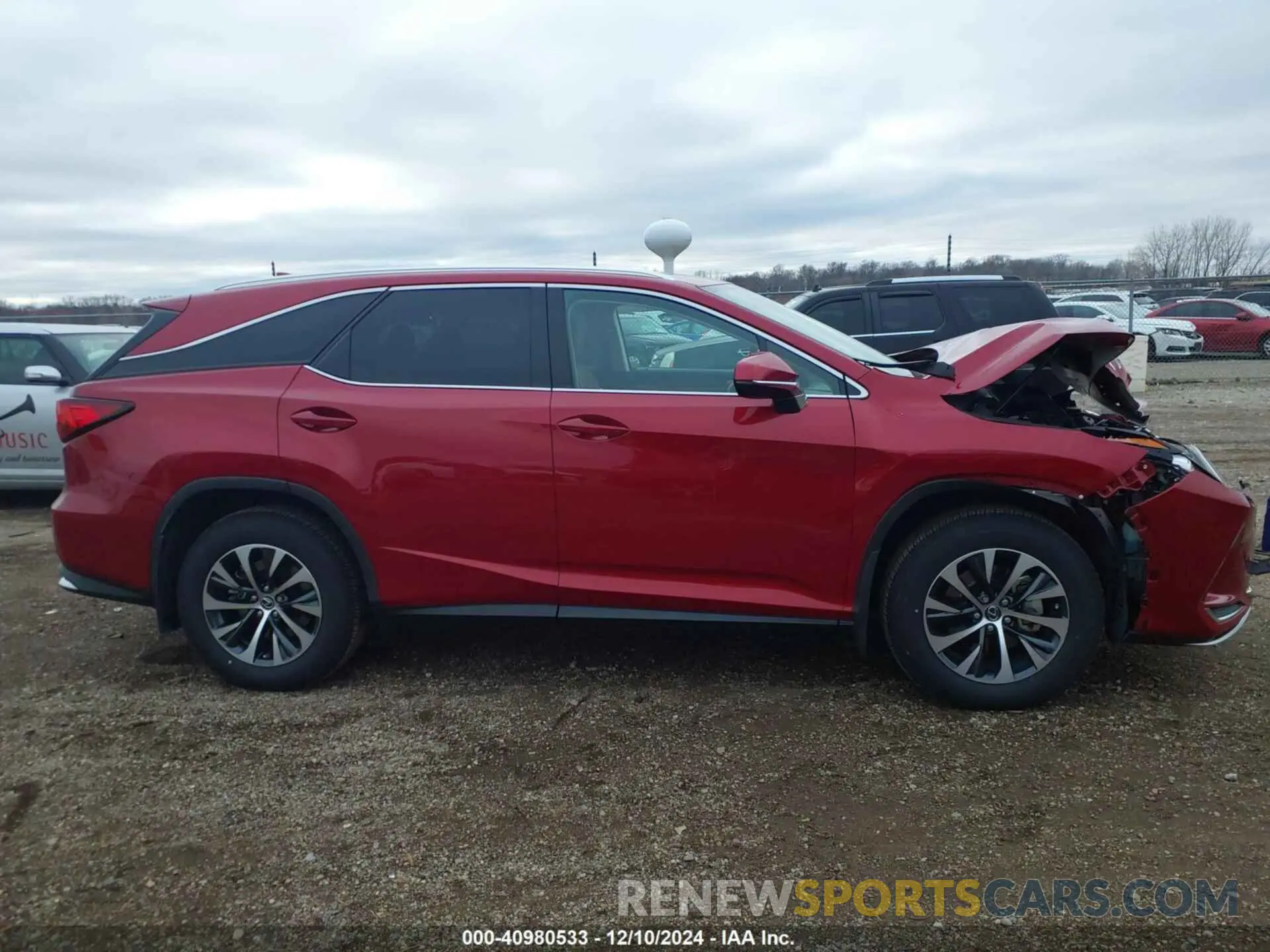 14 fotografías del automóvil dañado JTJHZKFA9M2032392 LEXUS RX 350L 2021
