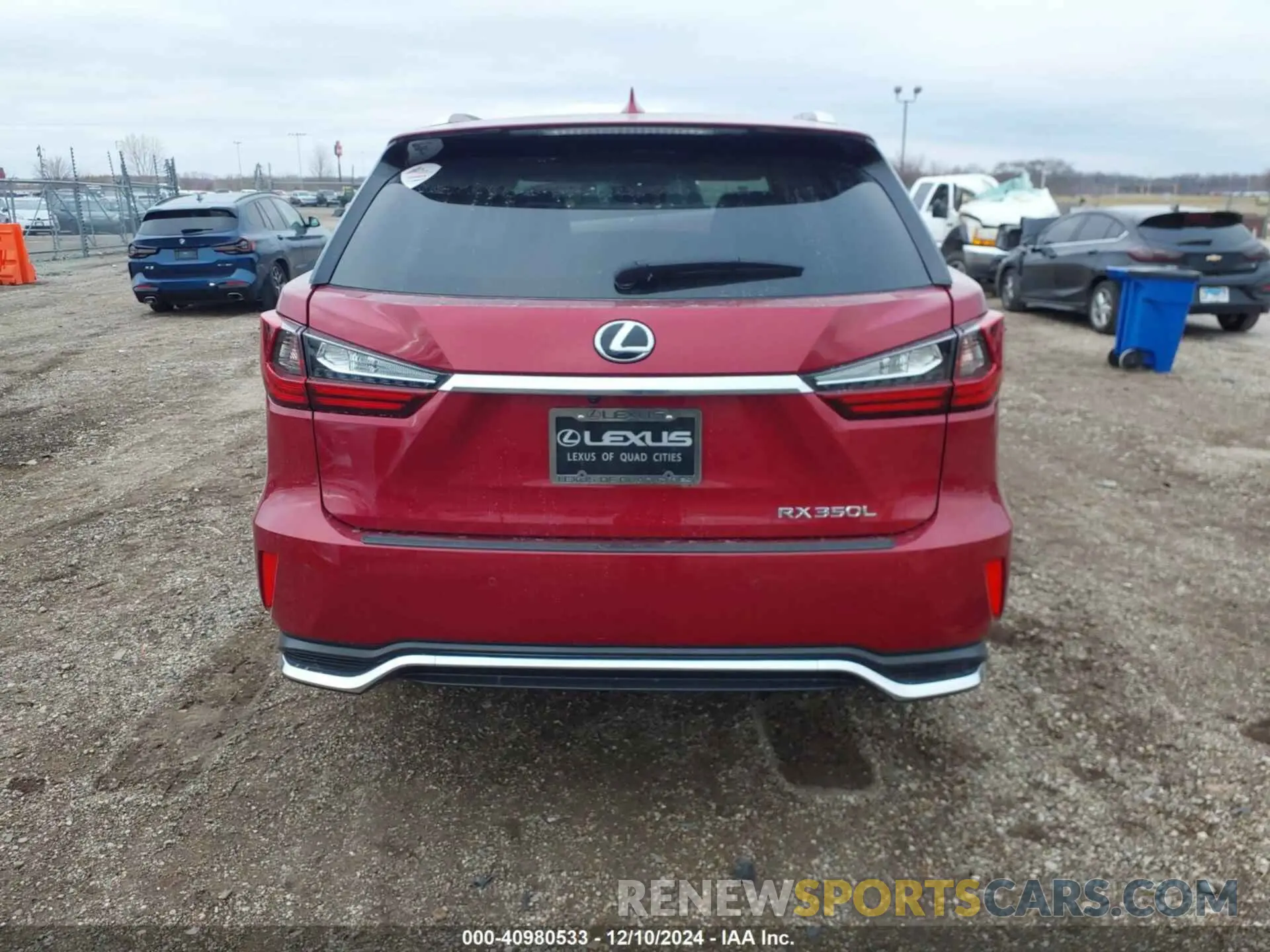 17 fotografías del automóvil dañado JTJHZKFA9M2032392 LEXUS RX 350L 2021