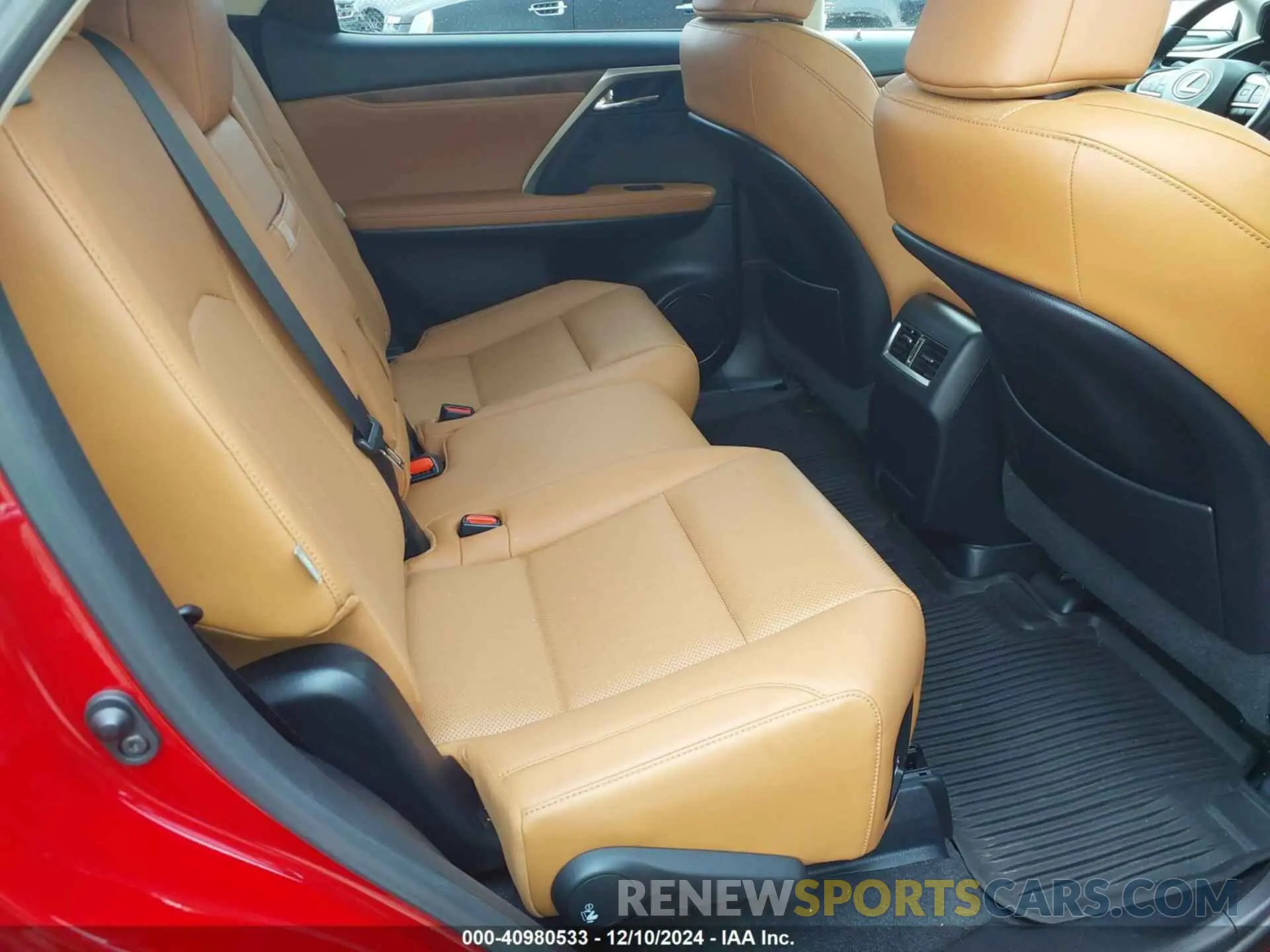8 fotografías del automóvil dañado JTJHZKFA9M2032392 LEXUS RX 350L 2021