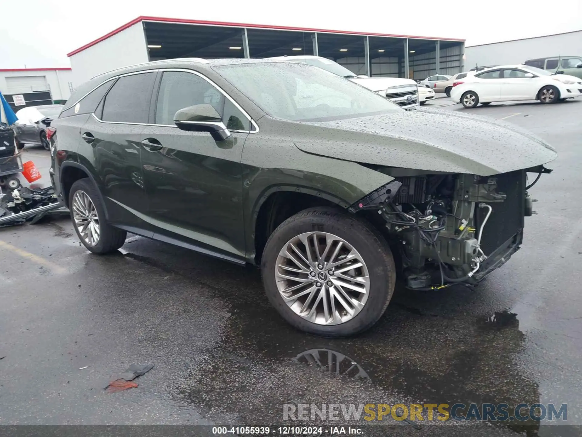 1 fotografías del automóvil dañado JTJJZKEA0M2021462 LEXUS RX 350L 2021