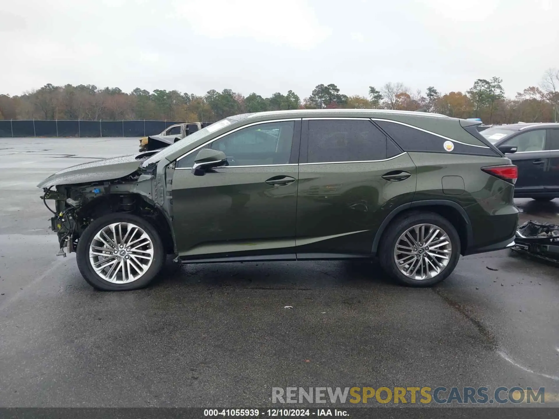 15 fotografías del automóvil dañado JTJJZKEA0M2021462 LEXUS RX 350L 2021