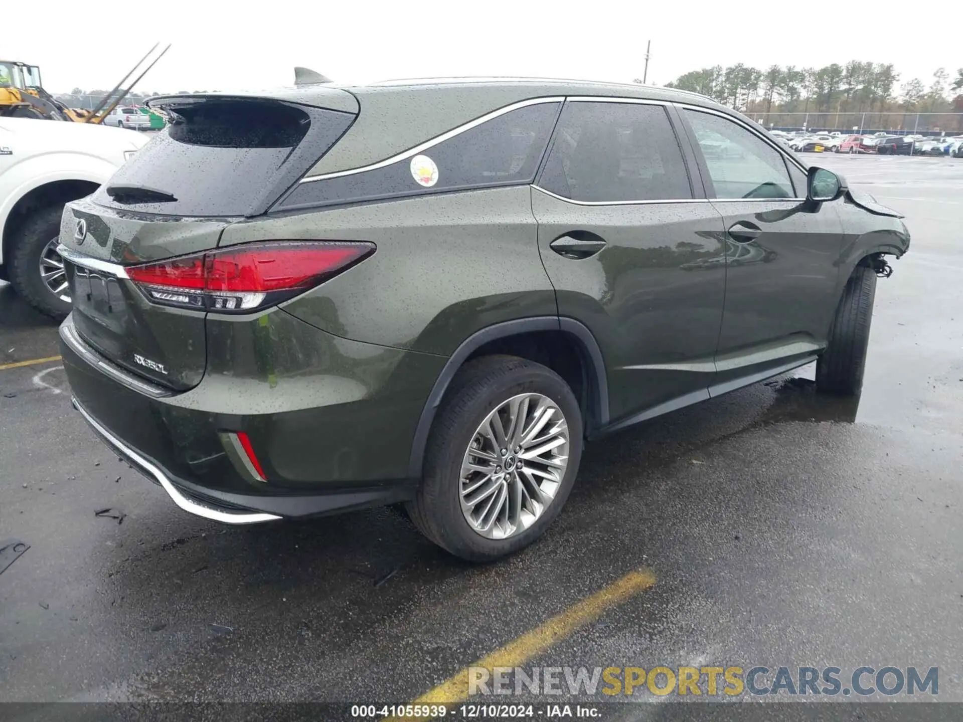 4 fotografías del automóvil dañado JTJJZKEA0M2021462 LEXUS RX 350L 2021